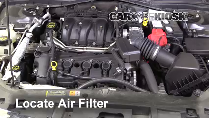 2012 Ford Fusion SEL 3.0L V6 FlexFuel Filtro de aire (motor) Control